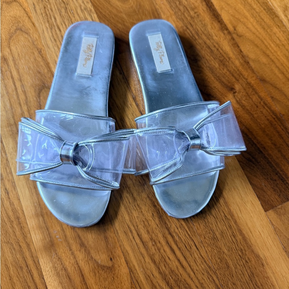 Clear Slide Sandals in Transparent PVC - Women